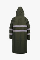 Manteau à capuche réfléchissant imperméable pour hommes femmes Long Trench imperméable coupe-vent respirant écologique léger Design