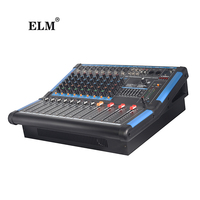 Console audio de scène pour DJ et karaoké professionnel, mixeur amplifié 8 canaux 350W avec entrée USB Bluetooth et 99 effets DSP