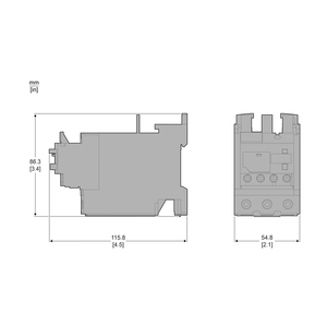 TeSys Deca, Relé de Sobrecarga Térmica, 23 a 32 A, LRD332C 17...25 A, LRD325C 30 40, LRD340C 10A, Clase EVERLINK - Product Image 2