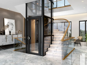 <span class=keywords><strong>Ascenseur</strong></span> de villa compact contrôlé par boîtier avec accès au grenier, 3 étages - <span class=keywords><strong>Ascenseur</strong></span> adapté aux villas auto-construites - Product Image 5