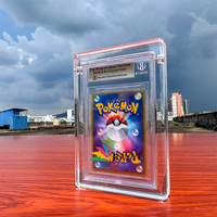 Étui de protection rigide personnalisé pour cartes (PSA/CGC) avec panneau arrière en acrylique