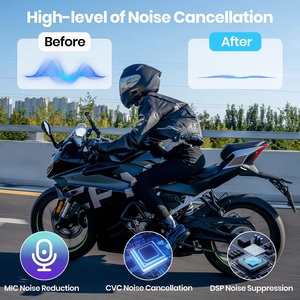 Nieuwe aanwinst motor intercom helm draadloze headset audio communicatie rij-hoofdtelefoon - Product Image 5