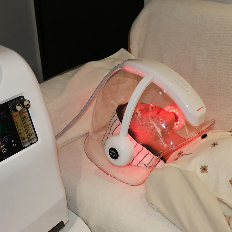 Xeast-Machine à ultrasons pour femmes, appareil multifonction Portable, à Oxygeneo, soins de la peau, visage, avec Jet/couche d'oxygène/lumière led