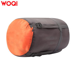 Saco de Dormir Woqi Tipo Momia para 3 Estaciones, Longitud Estándar, Transpirable, de Poliéster, Color Naranja, para Adultos, Senderismo y Camping - Product Image 2
