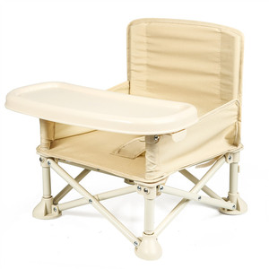 Chaise haute pliable pour bébé, chaise d'alimentation légère pour enfants, siège portable pour tout-petits, pour salle à manger et voyage - Product Image 1