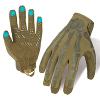 Gants tactiques personnalisés pour le sport en plein air, la gym, l'entraînement, la conduite, le travail à moto, antidérapants, respirants, à doigts entiers, compatibles avec les écrans tactiles