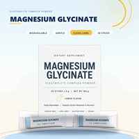 Sachets de poudre d'électrolytes au glycinate de magnésium, marque privée OEM, saveur citron, sans sucre, végétalien, 30 sachets, personnalisable