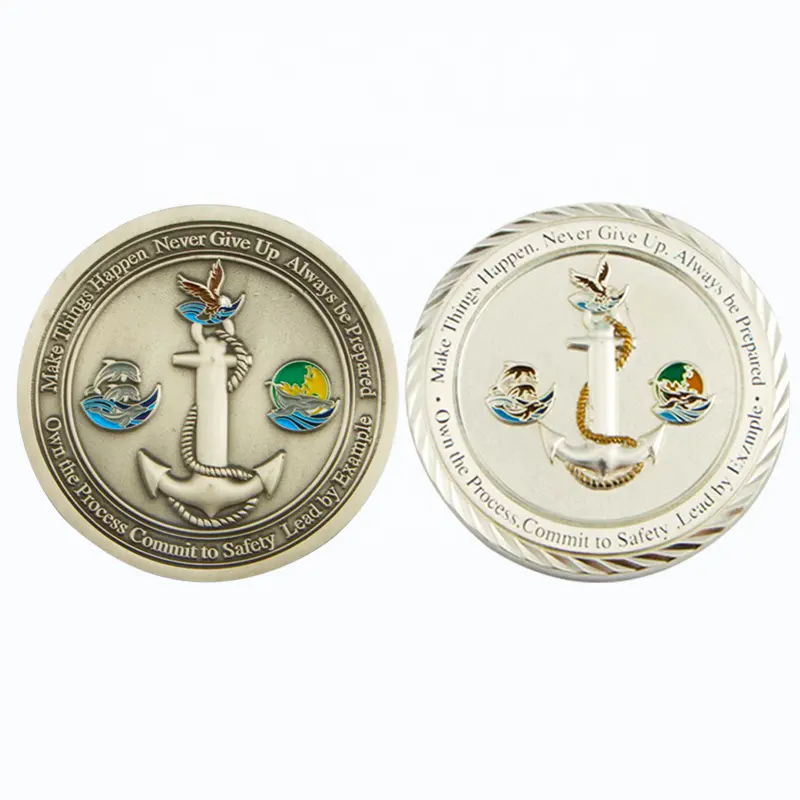 HengYiXing profesyonel özel metal paraları paraları turistik hatıra madalya Metal paralar toptan özelleştirme