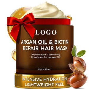 <span class=keywords><strong>Mascarilla</strong></span> Capilar Herbal Transfronteriza de Proteína de Oro para Suavizar, Dar Brillo y Reparar el Cabello, Ideal para Cabello Teñido, Seco y Encrespado, Tipo Suavizante - Product Image 3