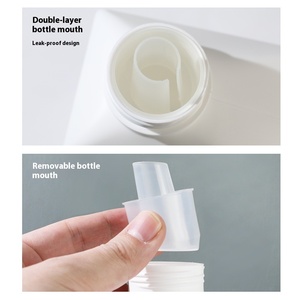 Dung tích lớn 400/600/1000ml Nhựa Giặt chất tẩy rửa chai vuông vít nắp hộ gia đình Làm sạch làm mềm thay thế rỗng - Product Image 5