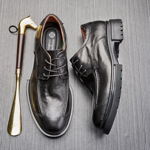 Nuevos Zapatos Oxford de Negocios Más Vendidos de la Fábrica DSYX, para Hombre, Talla Grande, de Cuero Genuino, Sin Cordones, Cerrados, Ligeros, Transpirables y Antideslizantes - Product Image 2