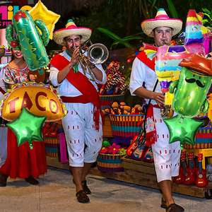 6 pièces mexicain Fiesta Cinco <span class=keywords><strong>De</strong></span> Mayo hélium feuille aluminium ballons mexique Taco Cactus Pinata ballon décorations <span class=keywords><strong>de</strong></span> fête d'anniversaire - Product Image 6