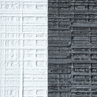 Fabricant, nouvelle conception, couleur moderne, personnalisation, pierre artificielle, extérieur, durable, respectueux de l'environnement, panneau, directement de l'usine