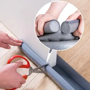 Bande adhésive en Silicone Anti-Collision pour portes, autocollant, scellage pour espace de porte et de fenêtre