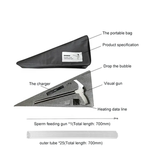 VS-V541 thú y xách tay transcervical thụ tinh Súng kỹ thuật số ai Súng nhân tạo thụ tinh Kit cho gia súc bò - Product Image 6