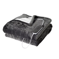 Plaid chauffant électrique portable magnétique réversible en flanelle polaire, très populaire