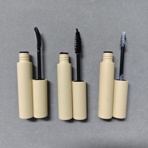 Máscara de Pestañas Beige con Diferentes Aplicadores, Tubo de Máscara Resistente al Agua de Alta Calidad con Marca Privada - Product Image 1