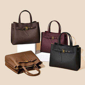 Approvisionnement direct transfrontalier – Sac bandoulière élégant <span class=keywords><strong>en</strong></span> cuir souple grande capacité pour femme, avec fermeture éclair, haut de gamme, portable et imperméable - Product Image 3