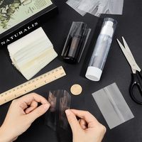 Bandes de sécurité thermorétractables en PVC personnalisées, très demandées en usine, pour la protection du col des flacons d'huiles essentielles