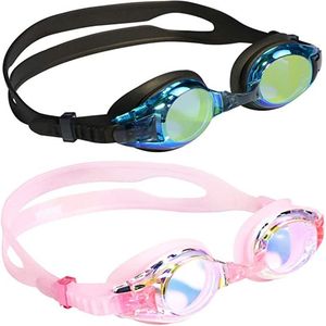 Preciosas <span class=keywords><strong>Gafas</strong></span> de Natación de Silicona para Niños, con Puente Nasal Reemplazable, Impermeables, Antivaho, para Snorkel y Buceo - Product Image 4