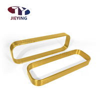 Accessoires de quincaillerie pour meubles Jieying, pied de canapé en métal, base de meuble dorée, cadre de chaise en acier inoxydable sans plaque pivotante