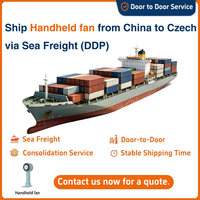 Ventilateurs portatifs, expédition maritime Chine vers République tchèque, DDP porte-à-porte, transitaire économique, logistique 24h/24 et 7j/7