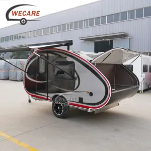 Wecare 350*210*210cm Small Camping Caravan Mini Teardrop Camper Trailer