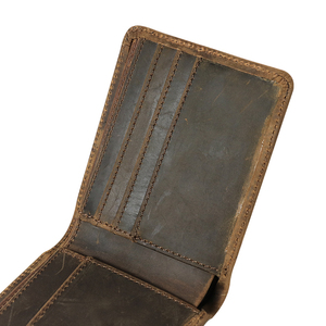 Billetera RFID de fabricante, <span class=keywords><strong>Cartera</strong></span> de cuero para hombre, <span class=keywords><strong>piel</strong></span> - Product Image 5