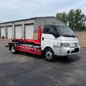 Camión Compactador de Basura con Gancho Elevador de 10 m³ y Contenedor Rodante, Tipo Gancho de Elevación Especial OEM, Motor Diésel Personalizable - Product Image 3