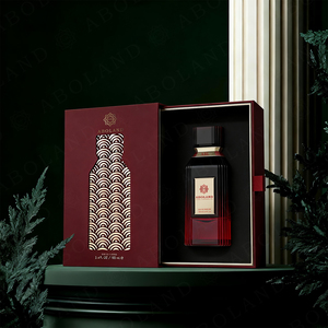 Caja de Perfume con Logotipo Personalizado, Papel con Lámina Dorada, Caja de Regalo de Perfume de Lujo, Caja de Regalo Cuadrada con Cajón - Product Image 6