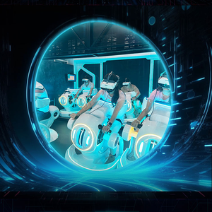 Simulatore di <span class=keywords><strong>Moto</strong></span> 9D VR per Parco Divertimenti, Hyper Futuristico, 6-8 Posti, TimeRide per Centro Commerciale e Sala Giochi - Product Image 3