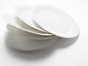 Assiettes en papier rondes blanches de 6,3 pouces, jetables, légères, petites, pour les goûters, les macarons, les desserts et les gâteaux - Product Image 3