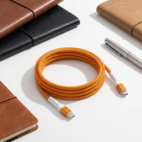 Cable de Datos de Alta Velocidad KYT de 60W 3A 2m OEM PD Tipo-C con Cubierta de Nailon y Cobre Puro para Computadora