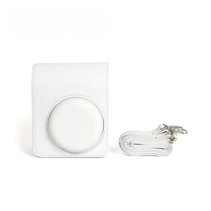Bolso de cuero para cámara instantánea Instax Mini 13, a prueba de polvo, mini bolso de viaje individual con correa para el hombro, bolso cruzado para cámara. - Product Image 4