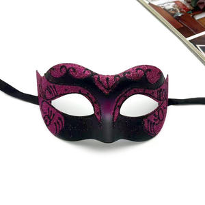 Máscara de Fiesta Popular para <span class=keywords><strong>Hombre</strong></span>, Diseño Jazz, Media <span class=keywords><strong>Cara</strong></span>, Cabeza Plana, Plástico Duro Pintado con Spray, para <span class=keywords><strong>Halloween</strong></span> - Product Image 6