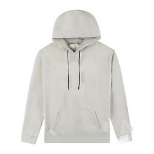 Sweatshirts et sweats à capuche à manches régulières pour hommes - Sweats à capuche à coupe régulière avec bordures et ourlet côtelés, sweats à capuche à enfiler pour hommes - Product Image 5