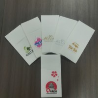 Serviette blanche Airlaid avec logo personnalisé avec poche à couverts Serviettes de table absorbantes fortes pour restaurant