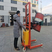 Nouveau transpalette électrique mobile de 1600 mm avec capacité de charge de 450 kg pour le levage de fûts d'huile, idéal pour les restaurants