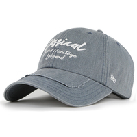 Gorras de béisbol de ala ancha de alta calidad | Unisex, ajuste extra profundo (favorecedor de la cara), gorra de 6 paneles de algodón 100% con bordado