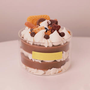 Cera de Soja Hecha a Mano, Vela de Aromaterapia de Lujo, Fruta, Postre, Pastel de Vidrio, Ecológico, No Tóxico, Regalo de Cumpleaños - Product Image 5