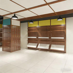 Lemari pajang kacamata Xuruihang modern anti gores berbahan logam dengan lampu LED, custom made kelas atas untuk seluruh toko, model <span class=keywords><strong>island</strong></span> tengah. - Product Image 1