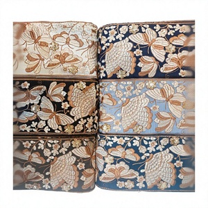 Nouveau Tissu en Dentelle de Coton Égyptien en Gros de New York 2026 Cheerslife, Tissu en Dentelle de Tulle Filet Tendance avec Fleurs Vintage 3D Vives - Product Image 1