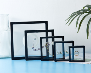 Modern Halloween Customizable Luxury Suspension Crystal Bracelet <b>Box</b>-Elegant Square Eco-Friendly PE Packaging Button Closure - Product Image 3