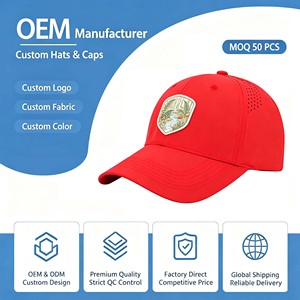 Dark Blue Nylon Flat Brim Golf <b>Hat</b> Embroidery logo <b>Waterproof</b> Flat Bill Golf <b>Hats</b> With Custom logo - Product Image 1