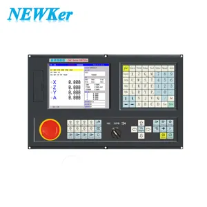 Contrôleur d'ordinateur pour tour Cnc, tour polyvalent 8 v, droite avec un système de échelle réelle et fonction Plc et Atc pour le perçage et le rotation