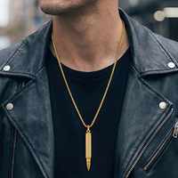 Collier pendentif en acier inoxydable en forme de balle, urne commémorative pour animaux de compagnie, bijoux couleur or pour cendres