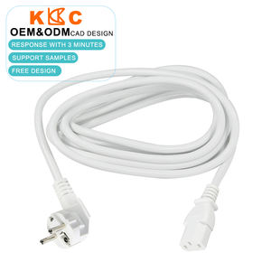 Cable de Alimentación CA con Certificación VDE de 250V, Enchufe Schuko CEE 7/7 a IEC C13, Cable de Extensión de 3 Pines para Computadora y Equipo de Oficina - Product Image 3