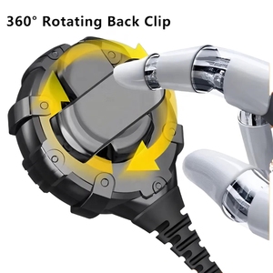 Baofeng ميكروفون أصلي احترافي محمول باليد <span class=keywords><strong>2</strong></span>-دبوس K نوع PTT <span class=keywords><strong>M</strong></span> ميكروفون مكبر صوت الكتف إكسسوارات جهاز اتصال لاسلكي - Product Image 4