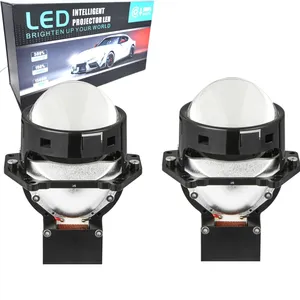 Projetor a laser LED Bi de alta potência para carros, projetor de faróis de neblina H1 H3 H8 HB3 16000lm H4 LED para carros