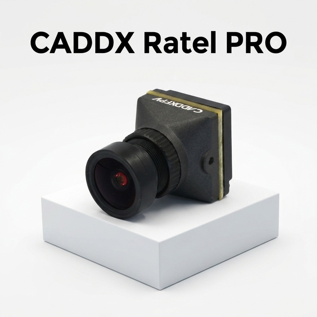 HOSHI CADDX Ratel PRO Camera 1500TVL Analog FPV Camera BSI Sensor NTSC/PAL 125 FOV Black StarLight Night Vision for Drones Parts